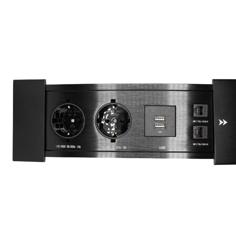 Блок розеток JX (Slide Top) (2 секции RJ-45 + 2 USB с кабелем питания) Mebax 00-00002891 в Нижнем Новгороде