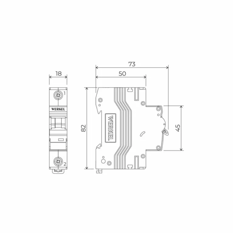 Автоматический выключатель Werkel 1P 20А C 4,5кА W901P204 4690389192579 в Нижнем Новгороде