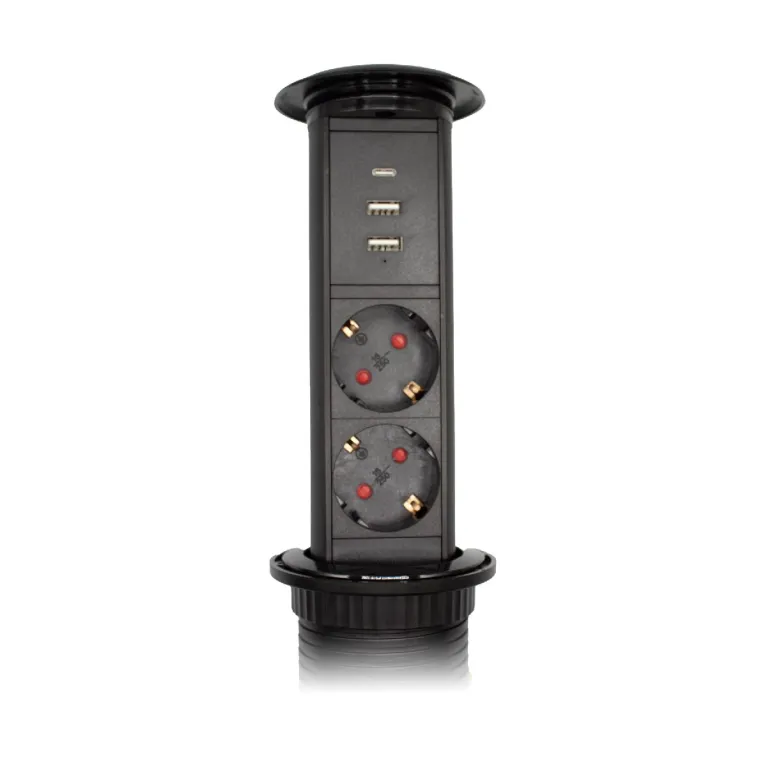 Блок розеток LE3 (2 секции 2 USB + 1 type-C беспроводная зарядка) Mebax 00-00002874 в Нижнем Новгороде