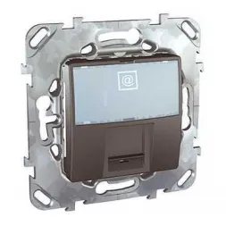 Розетка компьютерная RJ45 Schneider Electric Unica MGU5.421.12ZD