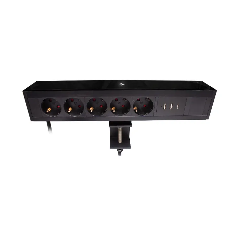 Блок розеток LE4 (5 секции 2 USB + 1 type-C беспроводная зарядка) Mebax 00-00002875 в Нижнем Новгороде