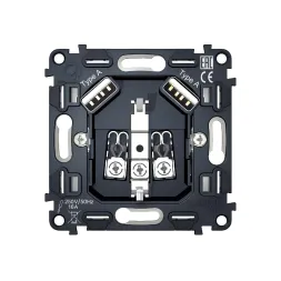 Механизм розетки с/з на винтовых зажимах Ambrella Volt Quant VM155