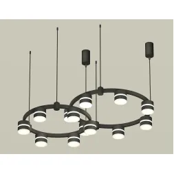 Комплект подвесного светильника Ambrella Light Techno Ring XR92091001 (A9209x2, C9238, C9232, N8445)