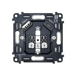 Механизм розетки с/з на винтовых зажимах Ambrella Volt Quant VM160