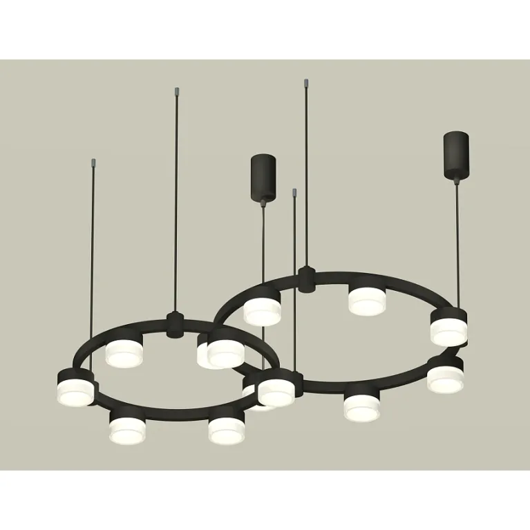 Комплект подвесного светильника Ambrella Light Techno Ring XR92091002 (A9209x2, C9238, C9232, N8401) в Нижнем Новгороде