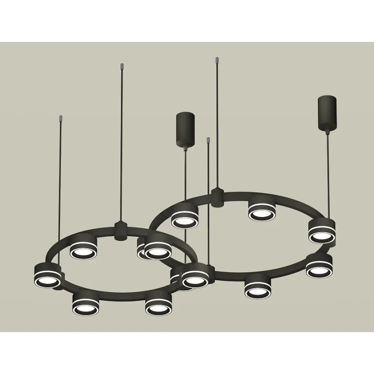 Комплект подвесного светильника Ambrella Light Techno Ring XR92091004 (A9209x2, C9238, C9232, N8434) в Нижнем Новгороде