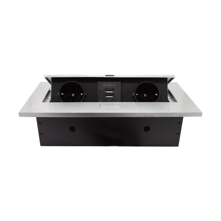 Блок розеток MX-226 (J) (2 секции полуавтоматический 2 USB с кабелем питания) Mebax 00-00002884 в Нижнем Новгороде