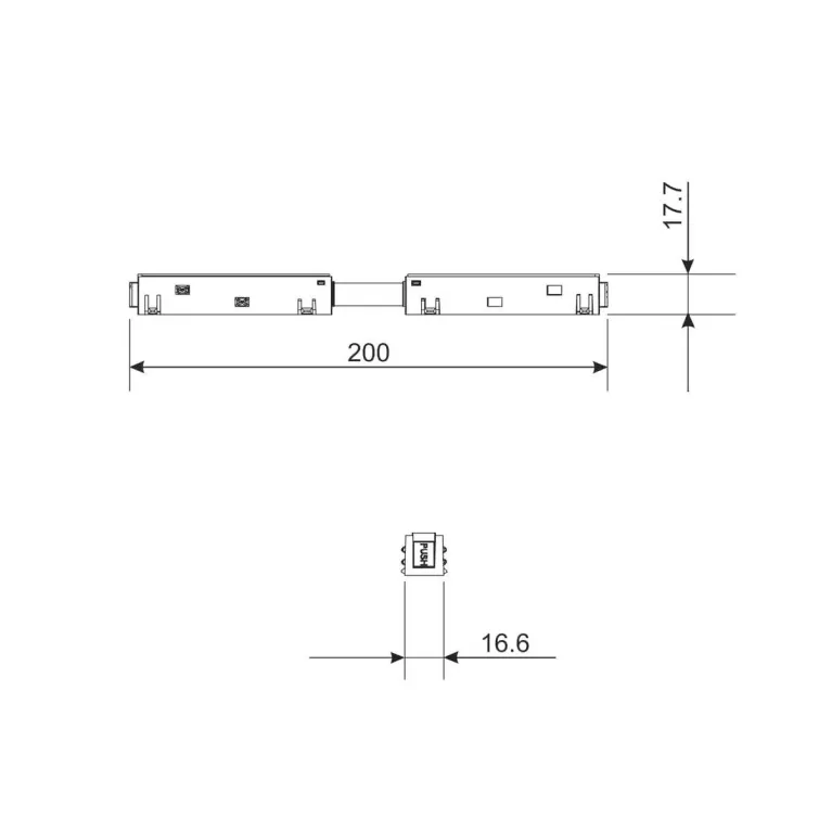 Коннектор прямой Elektrostandard Slim Magnetic 85096/00 a061246 в Нижнем Новгороде