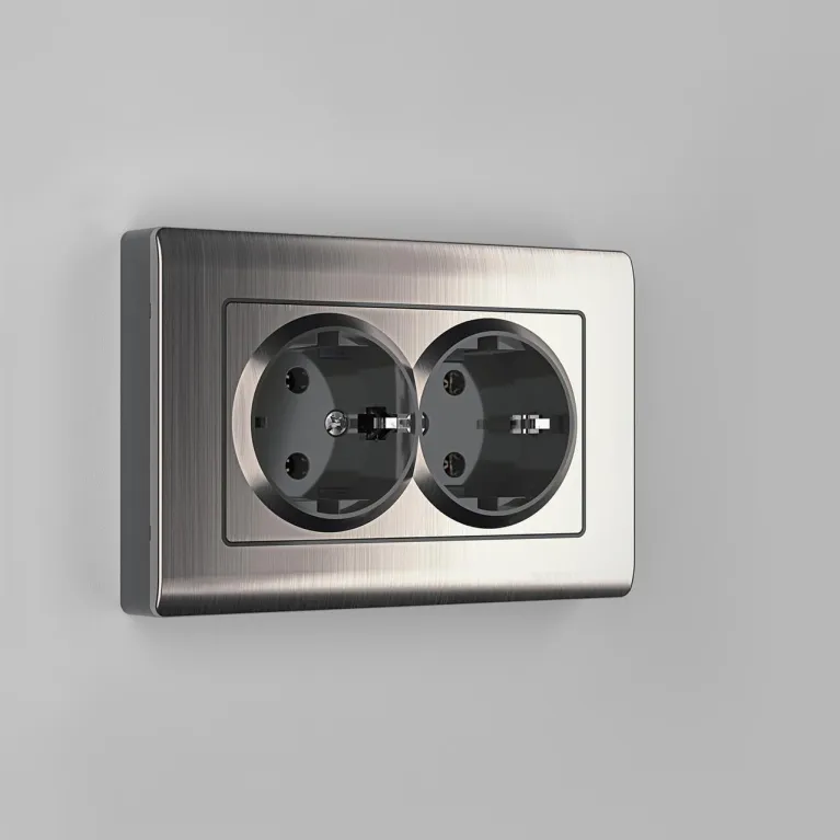 Рамка Werkel Metallic для двойной розетки глянцевый никель W0081602 4690389159077 в Нижнем Новгороде