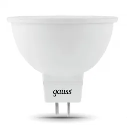 Лампа светодиодная Gauss GU5.3 7W 4100K матовая 101505207