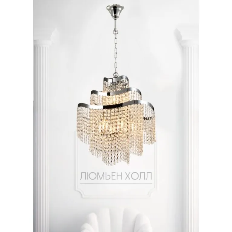 Подвесная люстра Lumien Hall Markellin LH0040/9H-NK-CL в Нижнем Новгороде