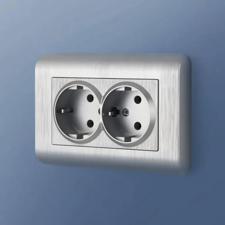 Рамка для двойной розетки Werkel Stream серебряный W0082106 4690389162565 в Нижнем Новгороде