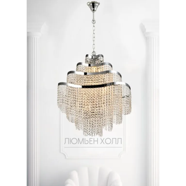 Подвесная люстра Lumien Hall Markellin LH0040/12H-NK-CL в Нижнем Новгороде