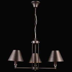 Подвесная люстра Natali Kovaltseva Marquis 81000-3C GRAY BRASS