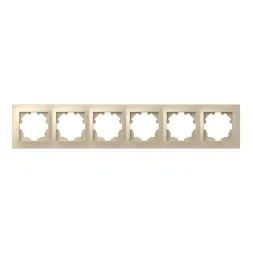 Рамка шестиместная ELBI Vega 510-012500-252