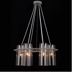 Подвесная люстра Natali Kovaltseva HELSINKI II 81060-6C STAIN GRAY