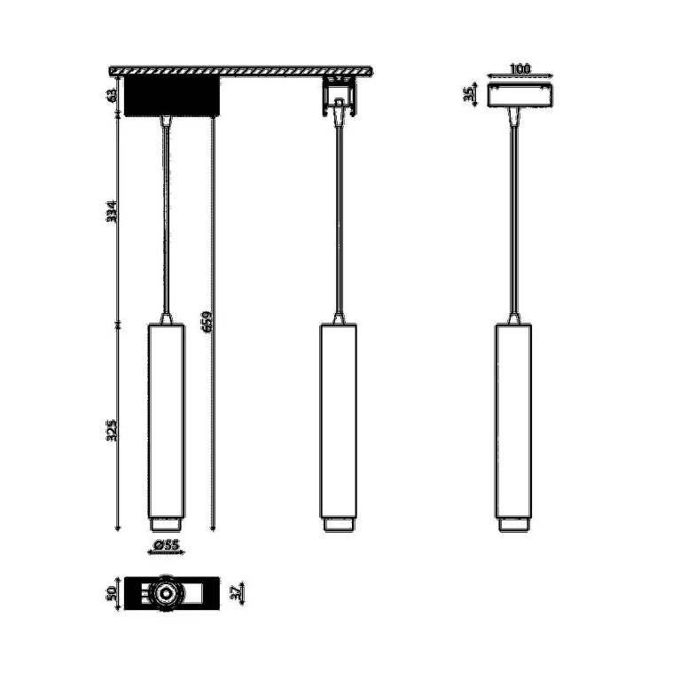 Трековый светодиодный светильник DesignLed-DIM-601241-BL-10-NW 007364 в Нижнем Новгороде