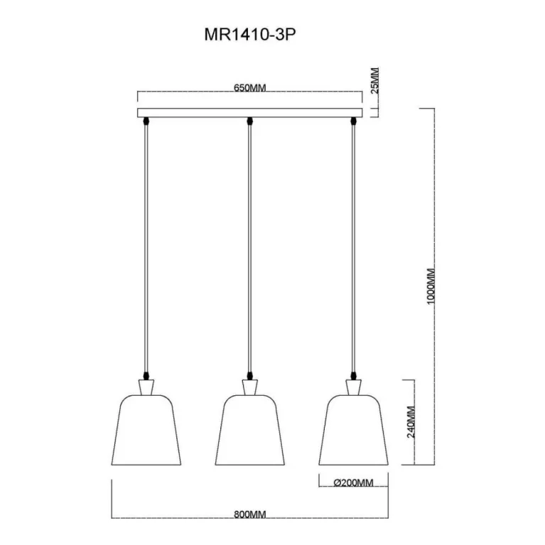 Подвесной светильник MyFar Madina MR1410-3P в Нижнем Новгороде
