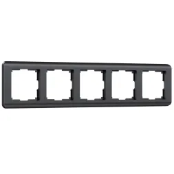 Рамка на 5 постов Werkel Stream графит W0052104 4690389162510