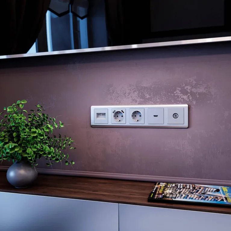 Рамка на 5 постов Werkel Stream серебряный W0052106 4690389172755 в Нижнем Новгороде