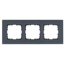 Рамка 3-постовая, стекло Маренго Jasmart G-Glass G1003GC