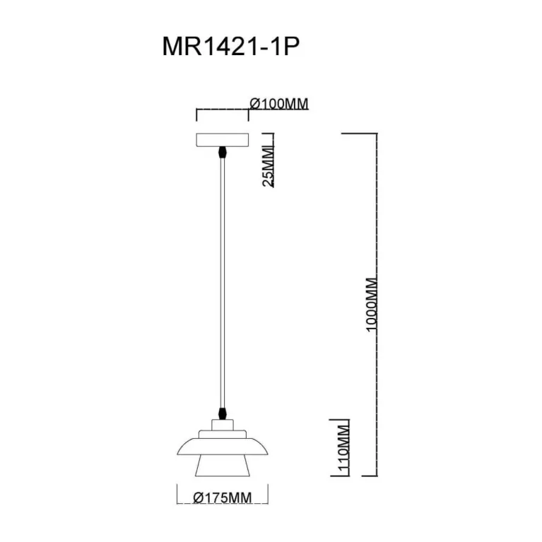 Подвесной светильник MyFar Renata MR1421-1P в Нижнем Новгороде