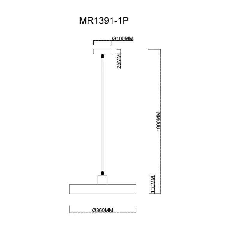 Подвесной светильник MyFar Ria MR1391-1P в Нижнем Новгороде