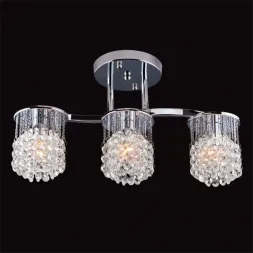 Подвесная люстра Eurosvet 3222/3 хром Strotskis