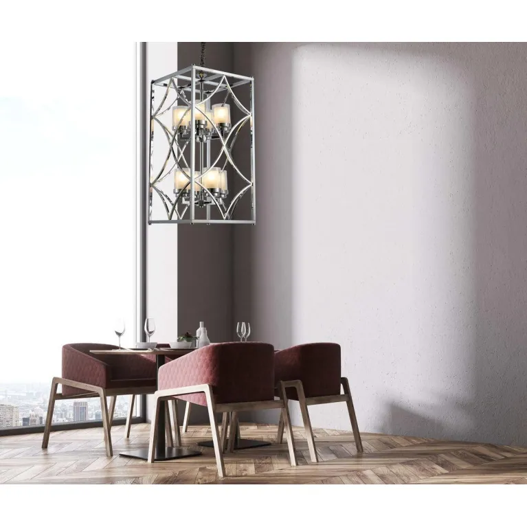 Подвесная люстра Lumina Deco Quadrato LDP 1223-8 CHR в Нижнем Новгороде