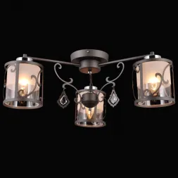 Потолочная люстра Natali Kovaltseva FIORD 75120/3C ANTIQUE GRAY