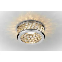 Встраиваемый светильник Ambrella light Crystal K105/3 CL/CH