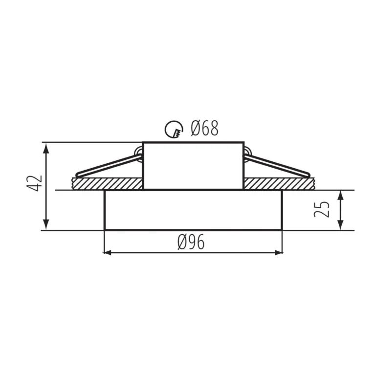 Точечный светильник Kanlux ELICEO DSO B/B 35280 в Нижнем Новгороде