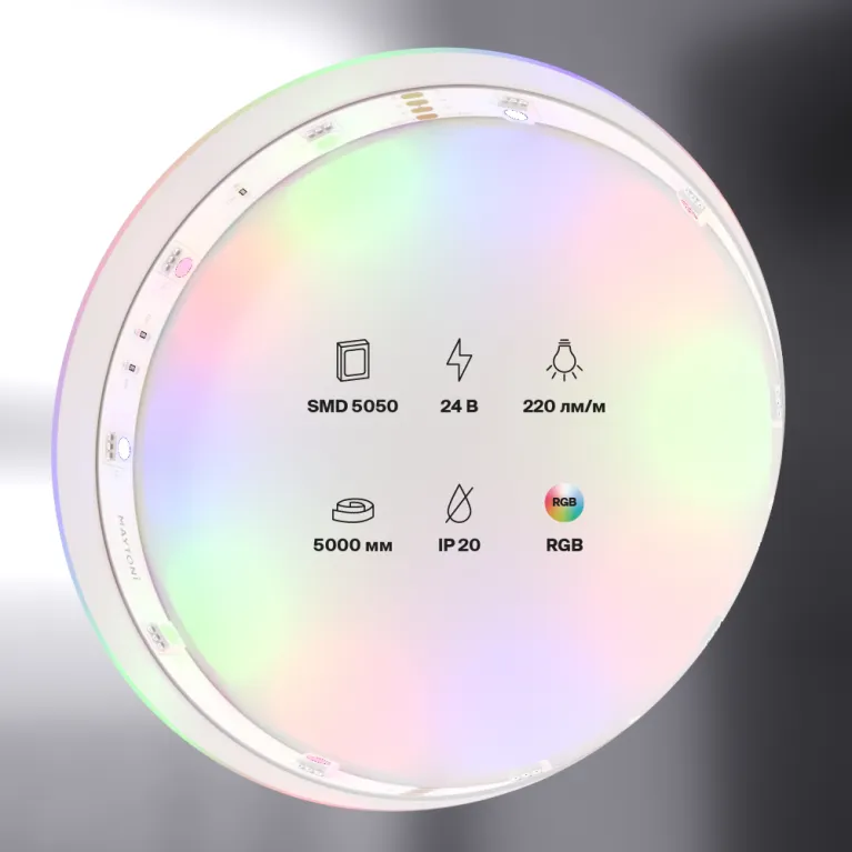 Светодиодная лента Maytoni Technical 24В 5050 7,2Вт/м RGB IP20 10166 в Нижнем Новгороде