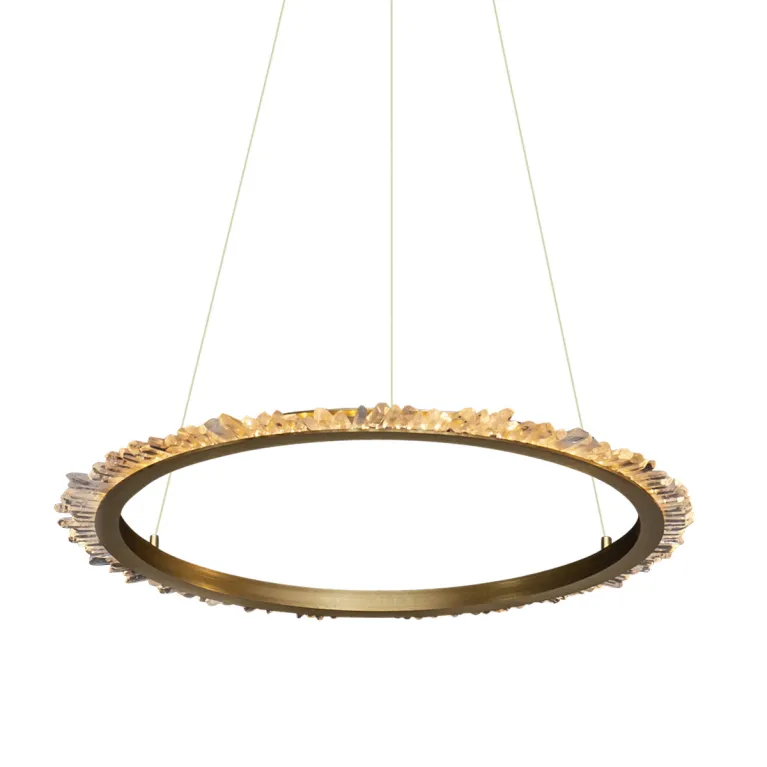 Подвесная люстра Delight Collection Quartz Halo MD20020154-1B satin gold в Нижнем Новгороде