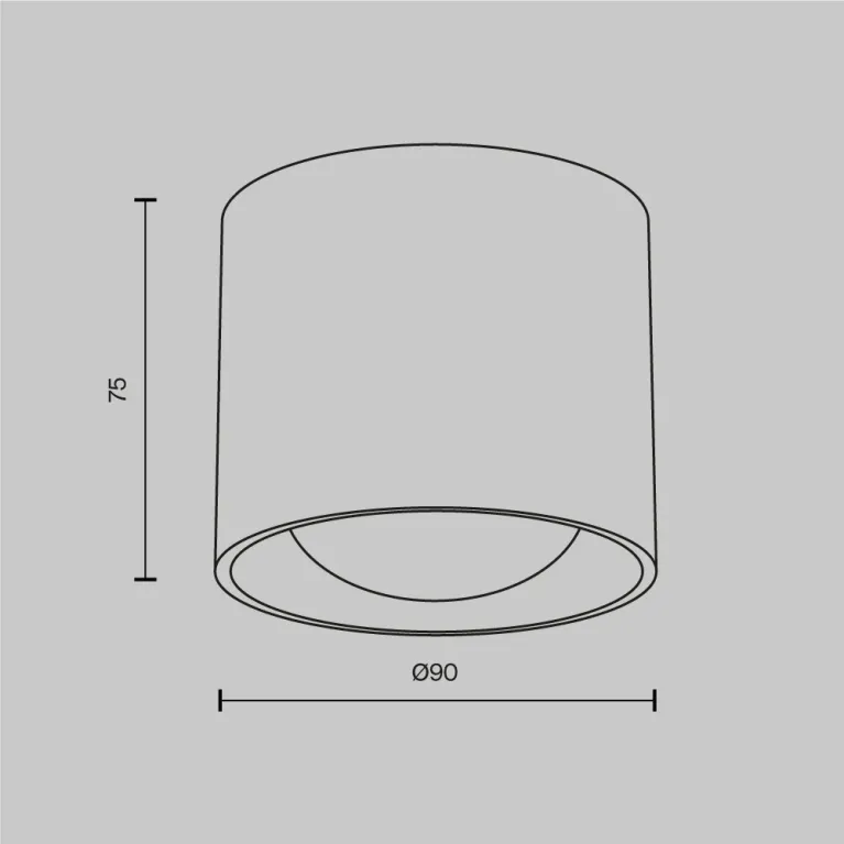 Накладной светильник Maytoni Lens C217CL-15W3K-W в Нижнем Новгороде
