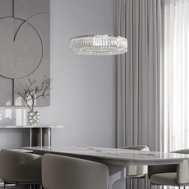 Подвесная люстра Eurosvet Iride 101007 LED хром a071458 в Нижнем Новгороде