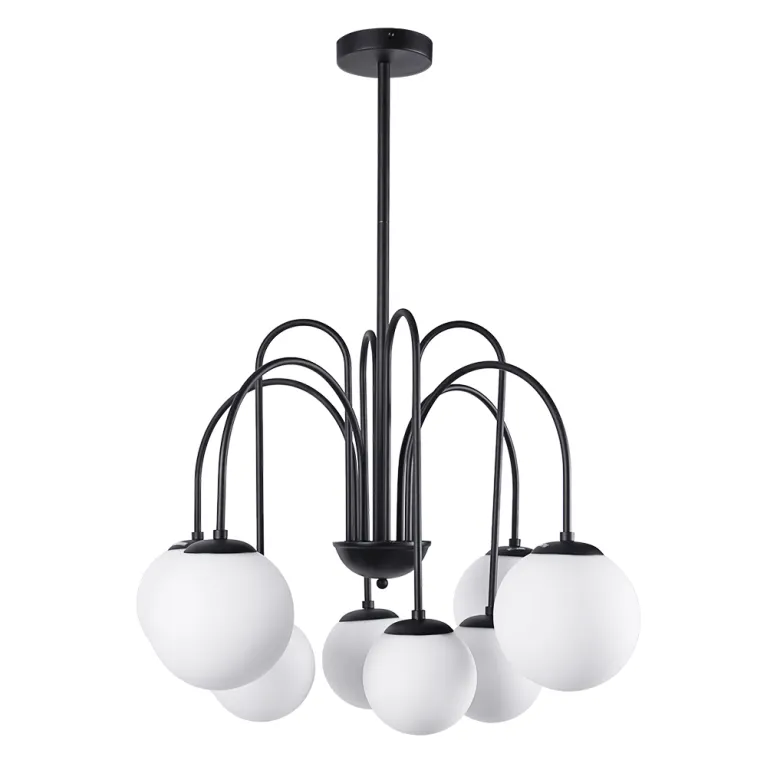Люстра на штанге Arte Lamp Mebsuta A1675LM-8BK в Нижнем Новгороде