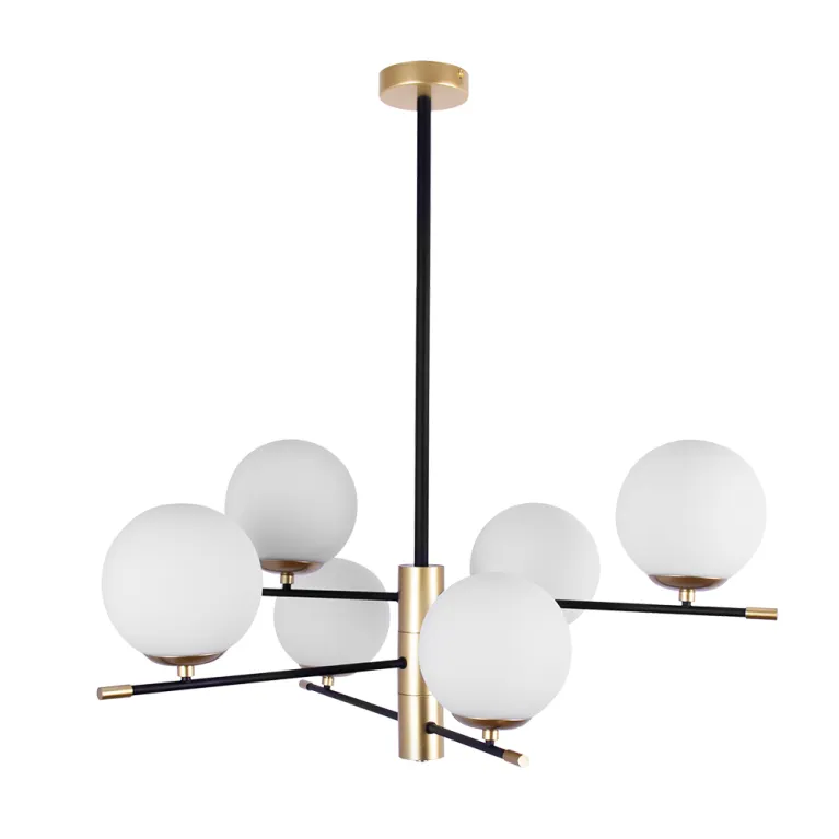 Люстра на штанге Arte Lamp Arkab A2225LM-6BK в Нижнем Новгороде