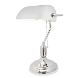 Настольная лампа Lumina Deco Banker LDT 305 WT+CHR