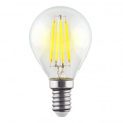 Лампа светодиодная филаментная Voltega E14 9W 2800К прозрачная VG10-G1E14warm9W-F 7098