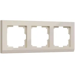 Рамка на 3 поста Werkel Stark слоновая кость W0031803 4690389161841