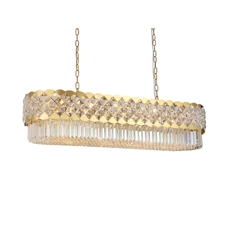 Подвесная люстра Newport Ashley 8300/120 oval gold polished М0070639 в Нижнем Новгороде