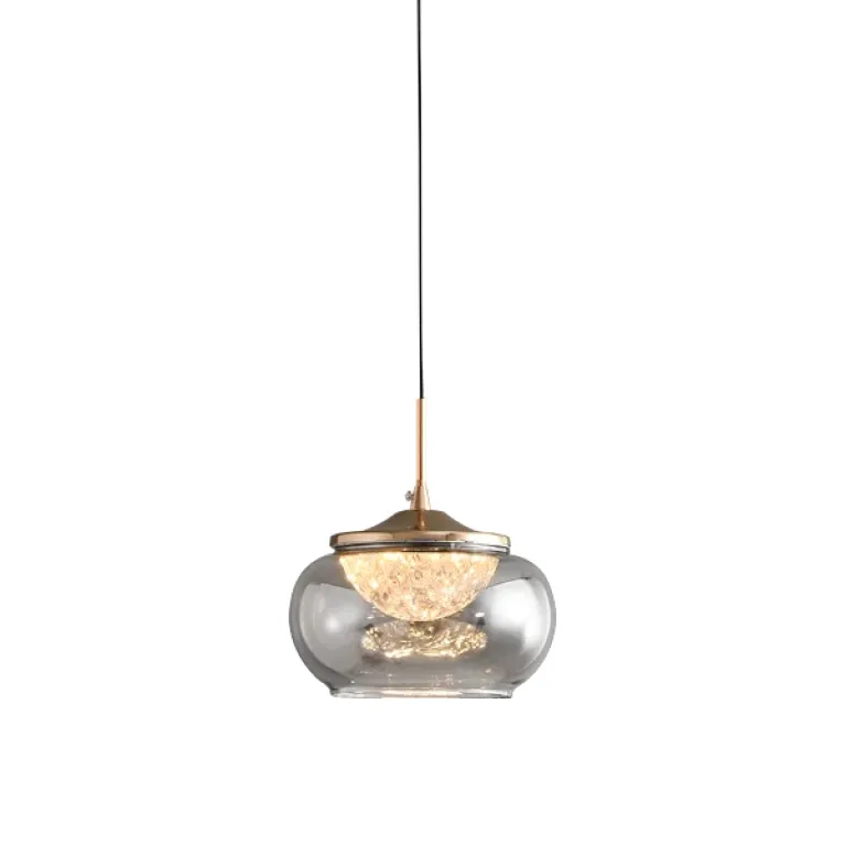 Подвесной светильник Delight Collection MT9128-1H gold/smoke в Нижнем Новгороде