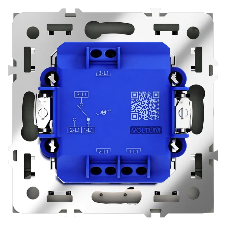 Проходной переключатель одноклавишный с подсветкой Voltum S70 VLS010408 в Нижнем Новгороде