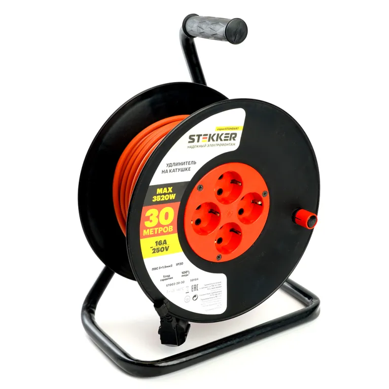 Удлинитель Stekker Standart STD03-20-30 50184 в Нижнем Новгороде