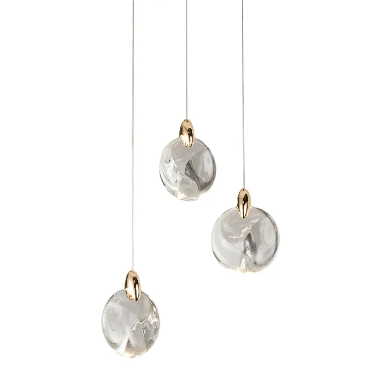 Подвесной светильник Delight Collection OD2440-3 gold/clear в Нижнем Новгороде