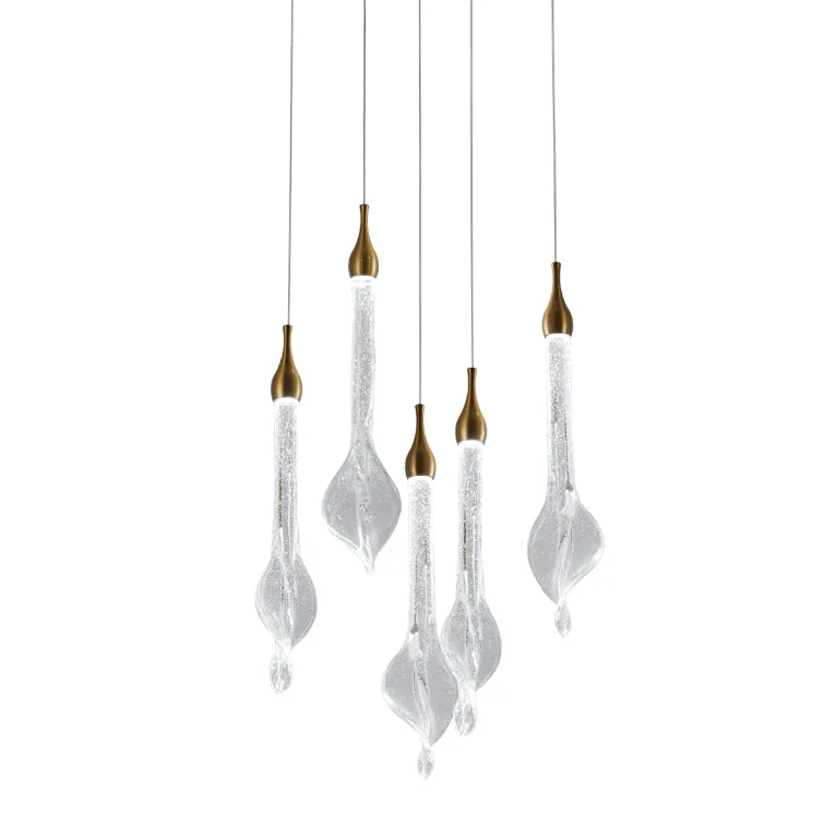 Подвесной светильник Delight Collection OD2433-5 gold/clear в Нижнем Новгороде
