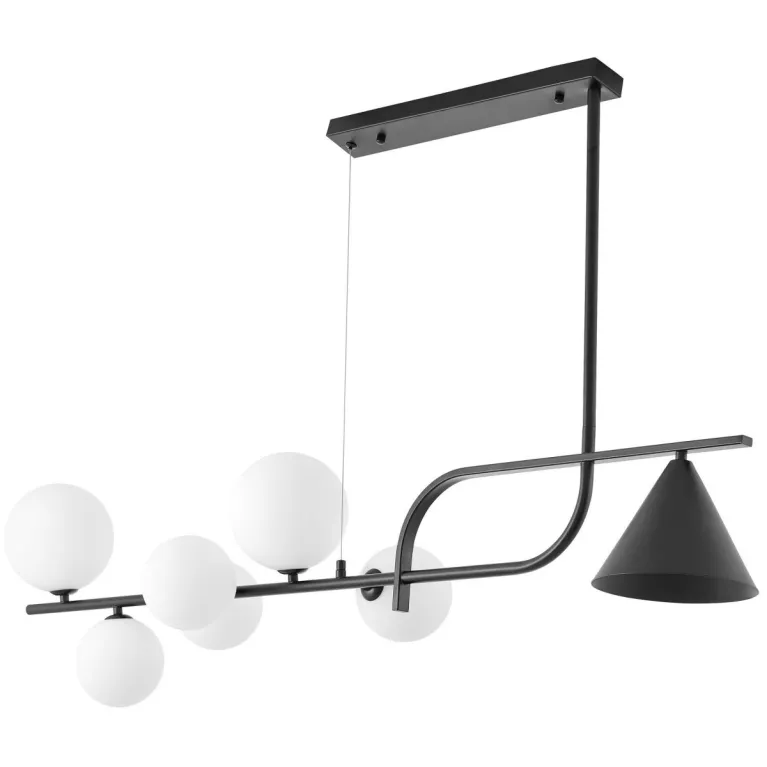Подвесная люстра Lumina Deco LDP 7036-7 BK+WT в Нижнем Новгороде