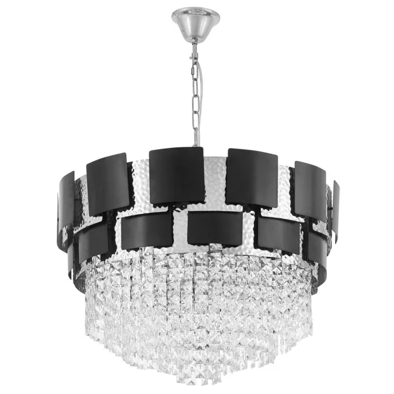 Подвесная люстра Lumina Deco LDP 7045-600 BK+CHR в Нижнем Новгороде