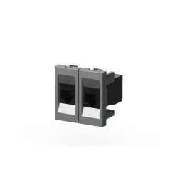 Розетка компьютерная двухместная (Cat 6) ELBI Moda Vox 611-041032-248